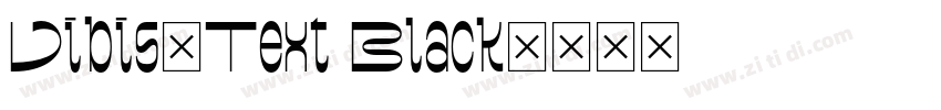 Vibis_Text Black字体转换